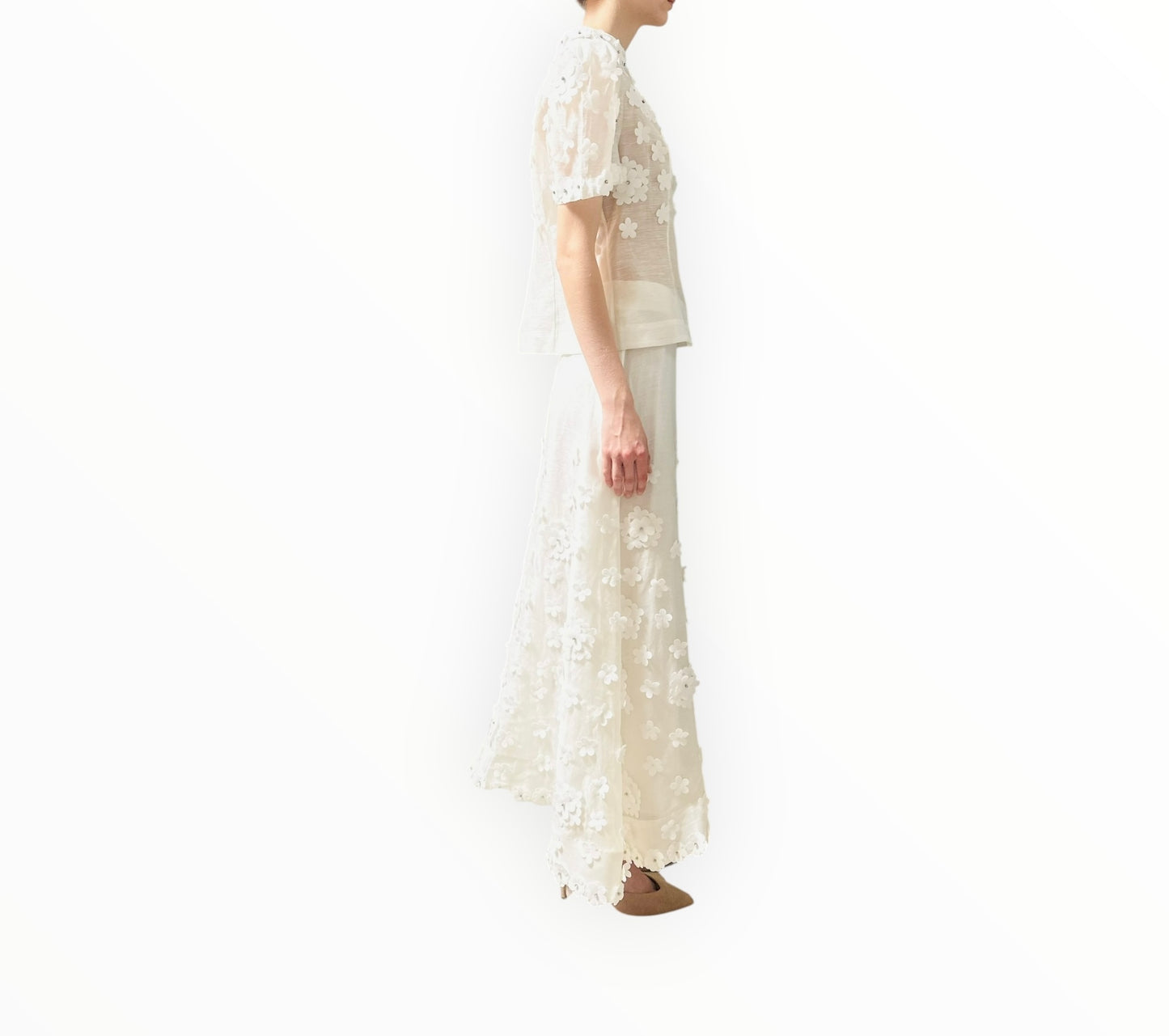 Zimmermann Matchmaker Liftoff Embellished Applique 2Piece - White - Size 3