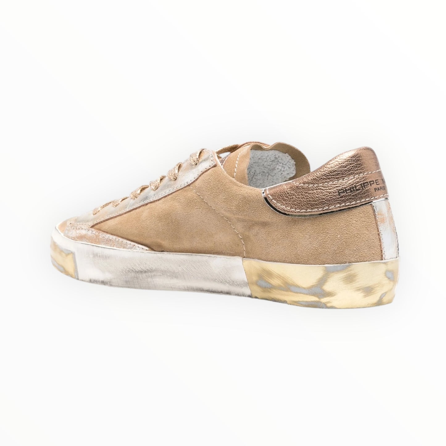 Philippe Model Paris Prxs Tennis Sneakers - Tan - Size 38