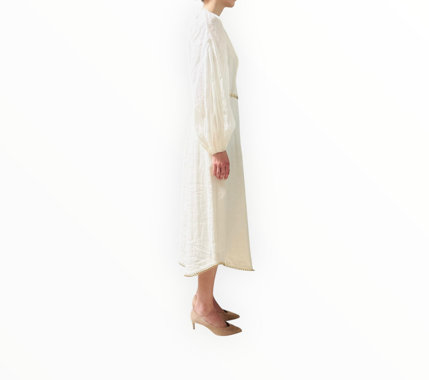 Zimmermann Rouleau Chain Maxi Dress - White - Size 2