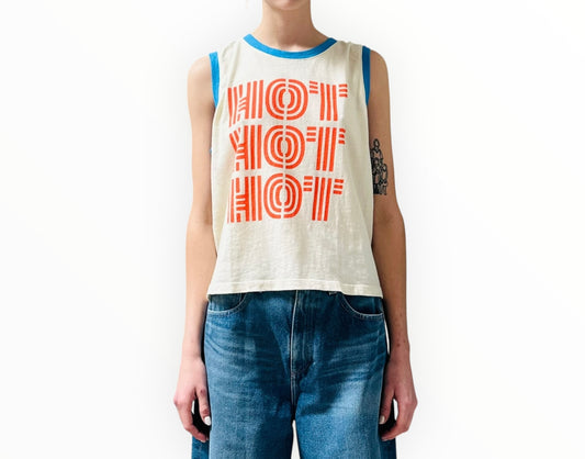 Mother 'Enjoy Your Outfit' Tank - Cream - Size L