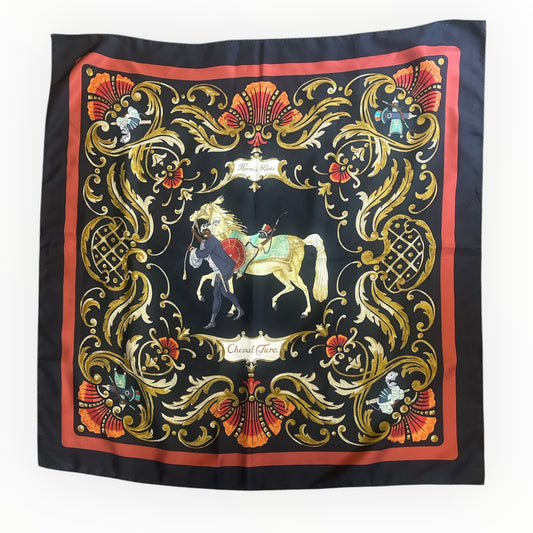 Hermes Cheval Turc Scarf - Multi - Size 90cm x 90cm