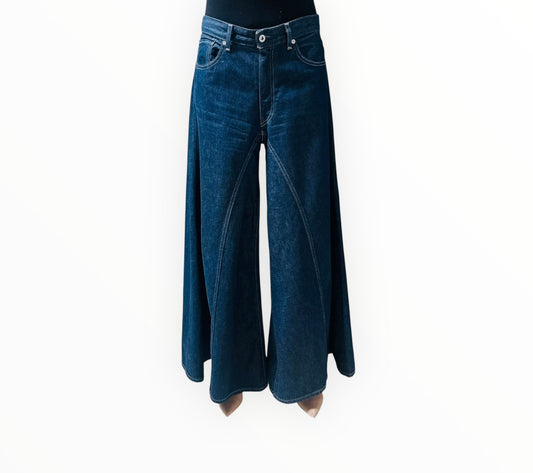 Levis Rancher Wide Leg Jeans - Blue - Size 30