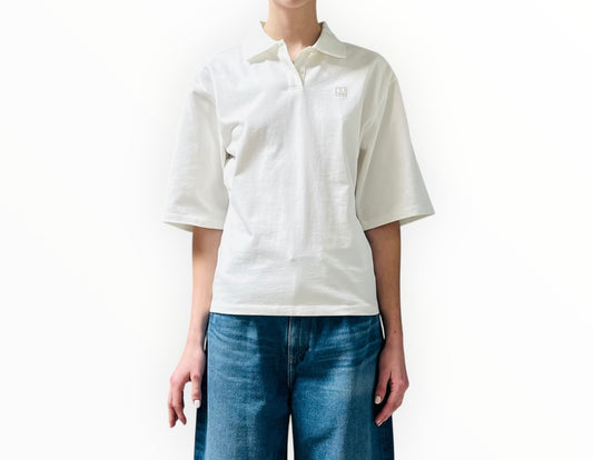 Camilla and Marc Nerine Polo Shirt - White - Size AU8