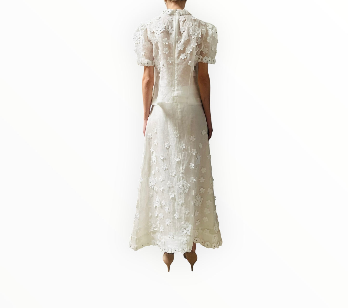 Zimmermann Matchmaker Liftoff Embellished Applique 2Piece - White - Size 3
