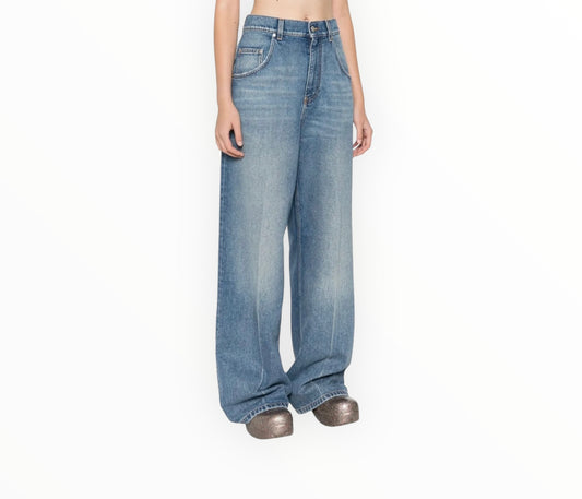 Stella McCartney High Rise Jeans - Blue - Size 24