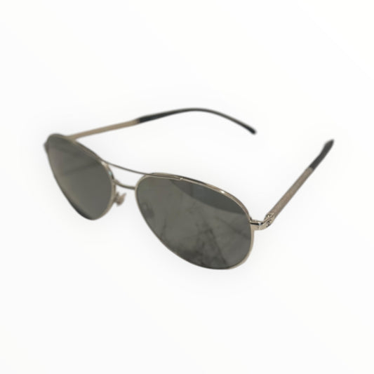 Chanel Mirrored Aviators - Silver - Chanel Model No 4185