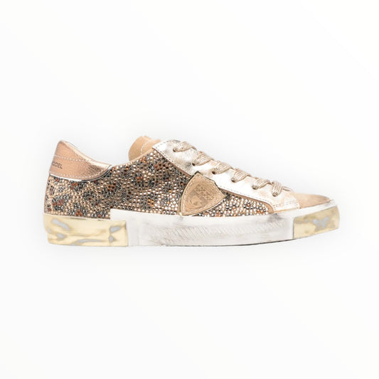 Philippe Model Paris Prxs Tennis Sneakers - Tan - Size 38
